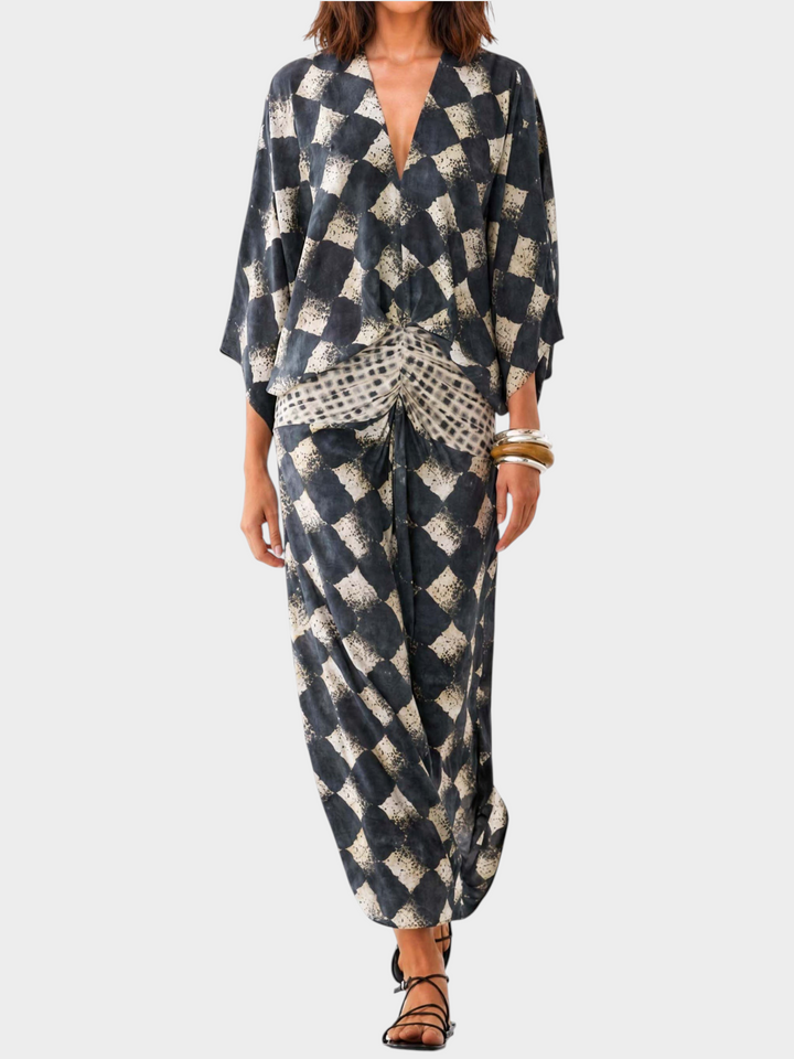 FLAVIE | ROBE MOSAÏQUE MÉDITERRANÉENNE