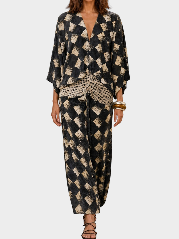 FLAVIE | ROBE MOSAÏQUE MÉDITERRANÉENNE