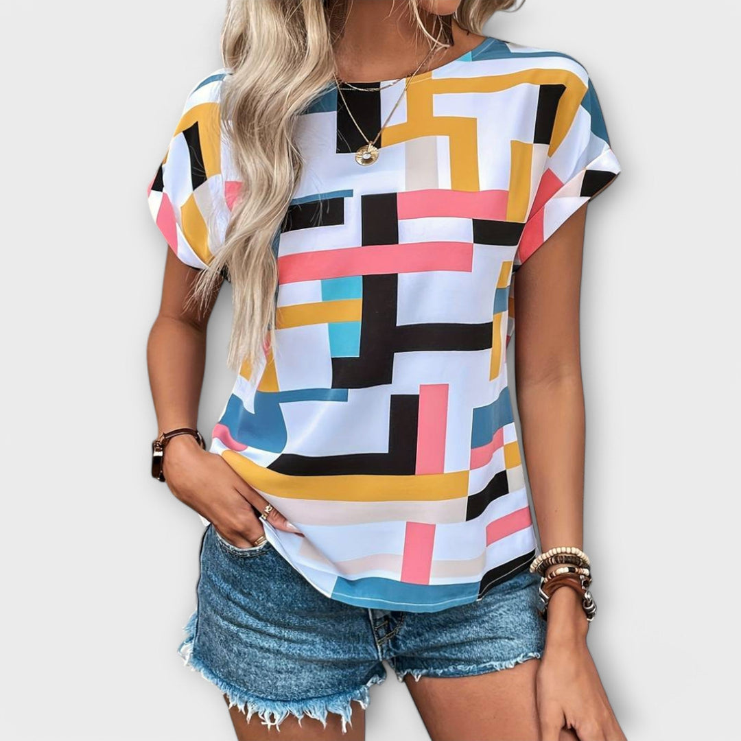 Laure | Blouse à Manches Courtes