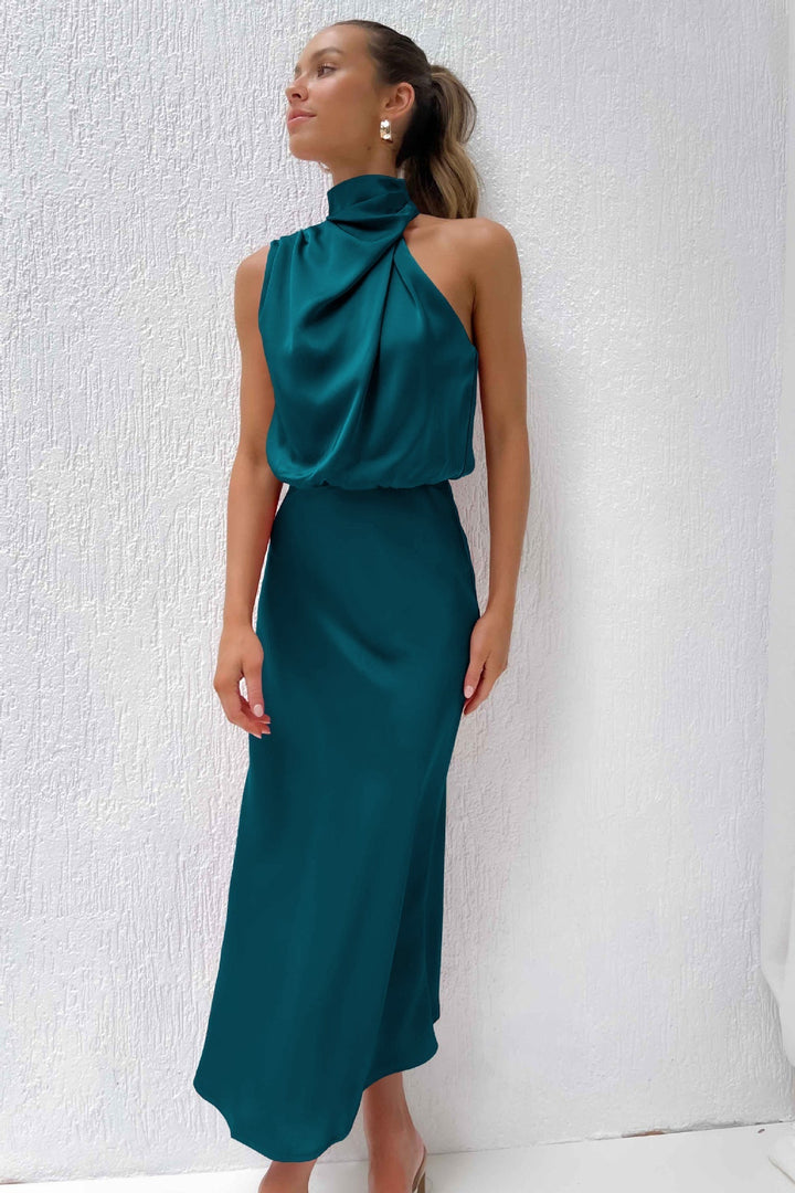 Margaux | Robe de soirée élégante avec col halter