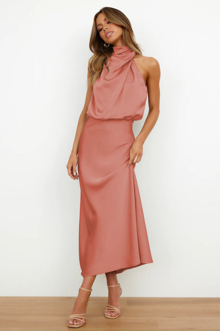 Margaux | Robe de soirée élégante avec col halter