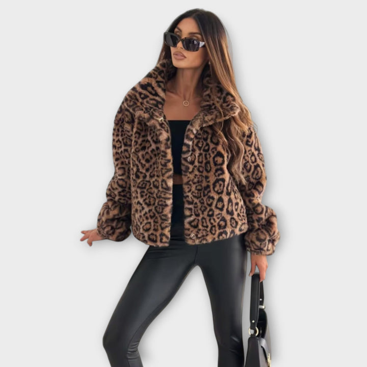 Émilie | Manteau Léopard