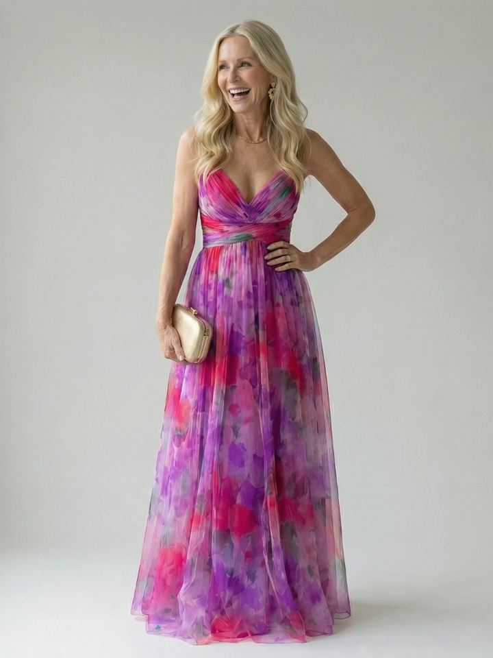Sylvaine | Robe Maxi avec Bretelles