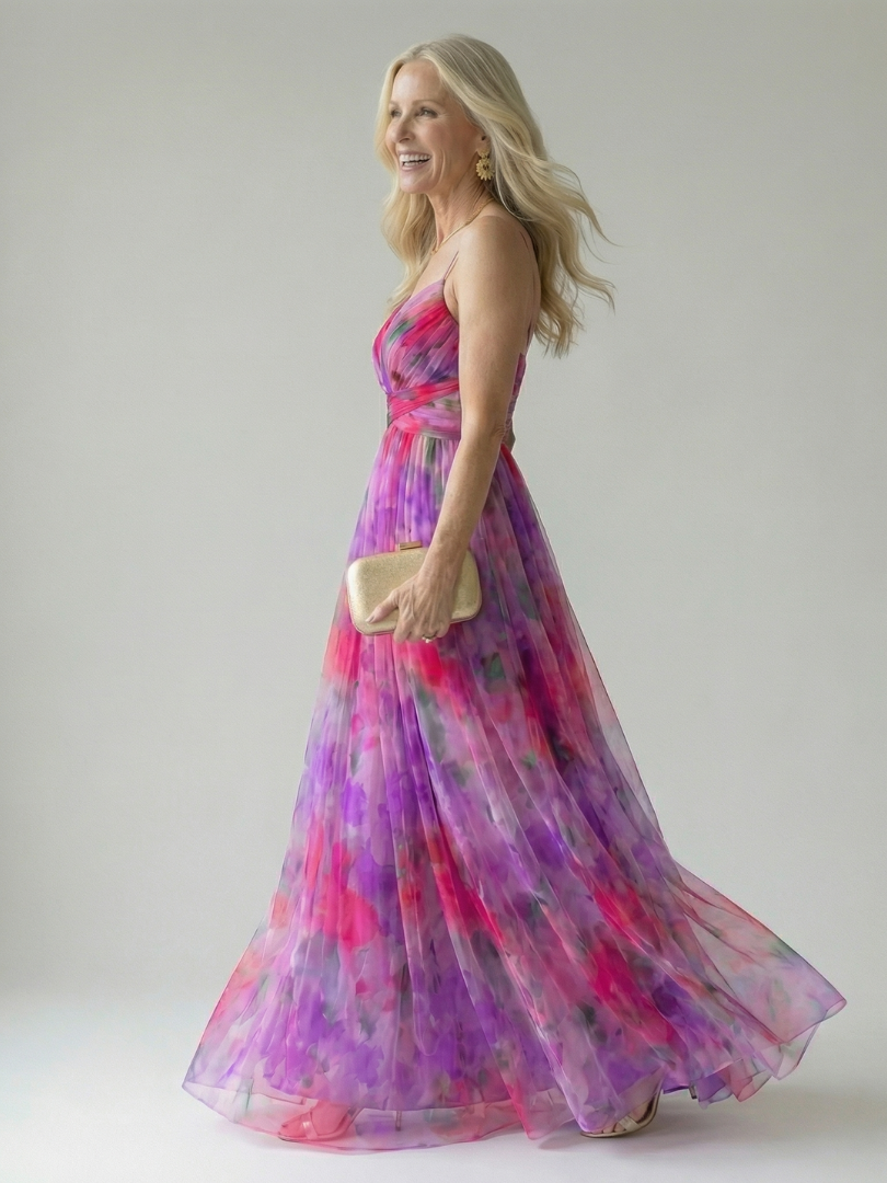 Sylvaine | Robe Maxi avec Bretelles