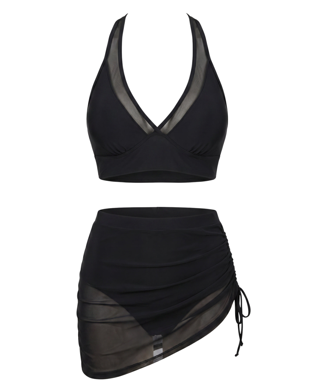 Ensemble de Bikini à Cordon Réglable