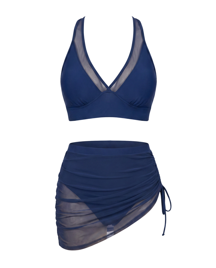 Ensemble de Bikini à Cordon Réglable