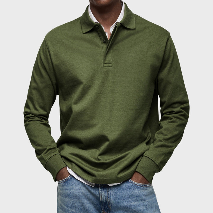 Lucas - Polo de Luxe à Manches Longues