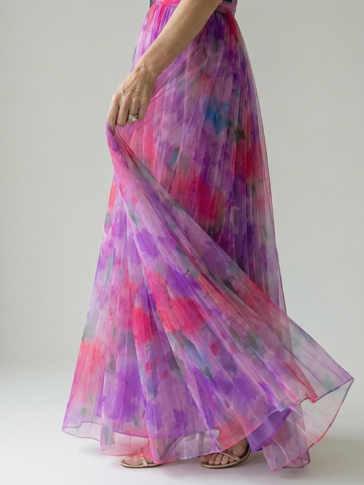 Sylvaine | Robe Maxi avec Bretelles