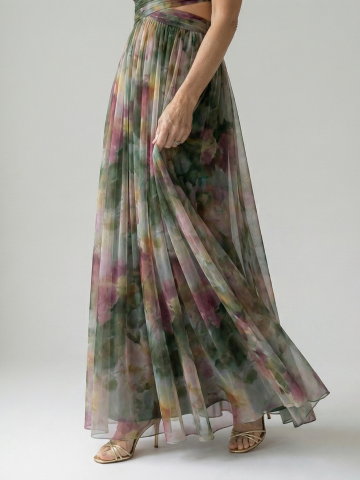 Sylvaine | Robe Maxi avec Bretelles