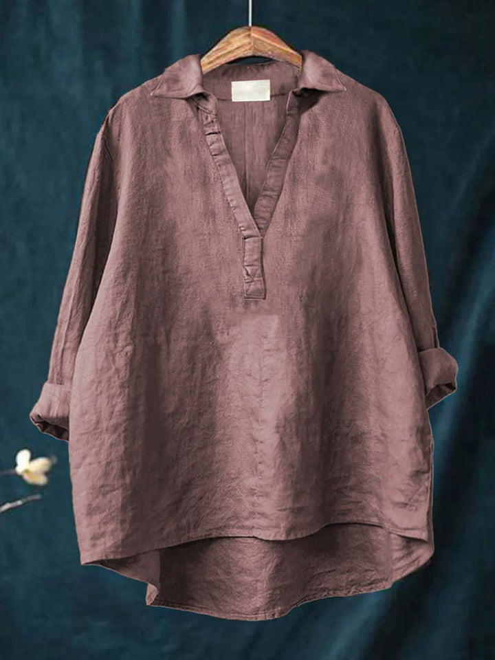 Beatrice | Blouse en Lin Élégante pour l'Été