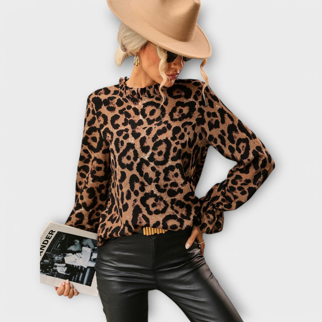 Rose | Blouse Léopard