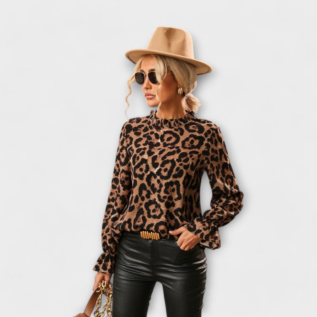 Rose | Blouse Léopard