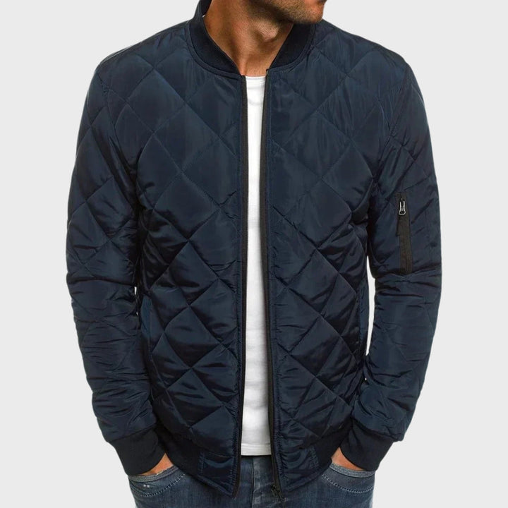 Vincent - Veste en Coton à Motif Diamant
