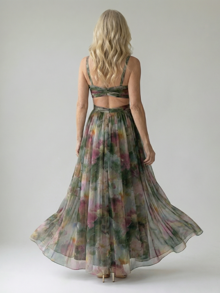 Sylvaine | Robe Maxi avec Bretelles