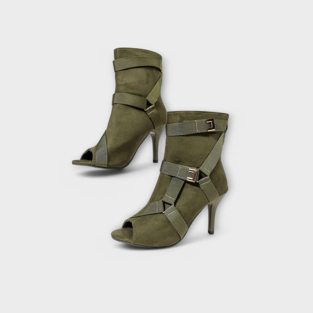 Julie | Sandales élégantes à bout ouvert avec talon