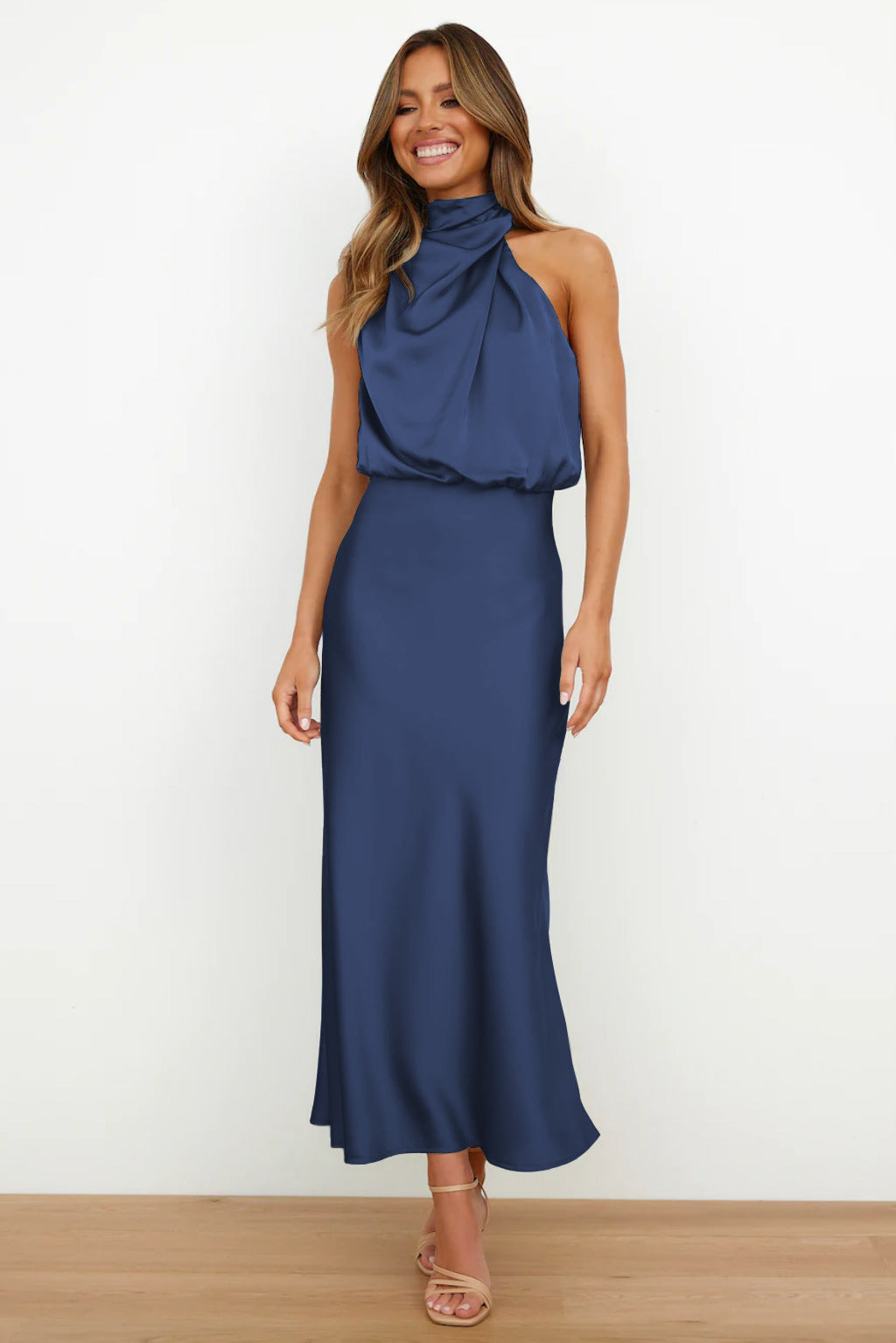 Margaux | Robe de soirée élégante avec col halter