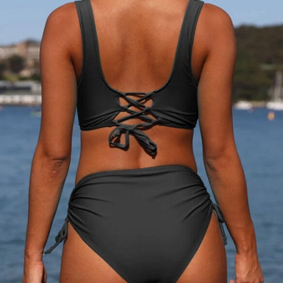 Bikini avec Détail Torsadé