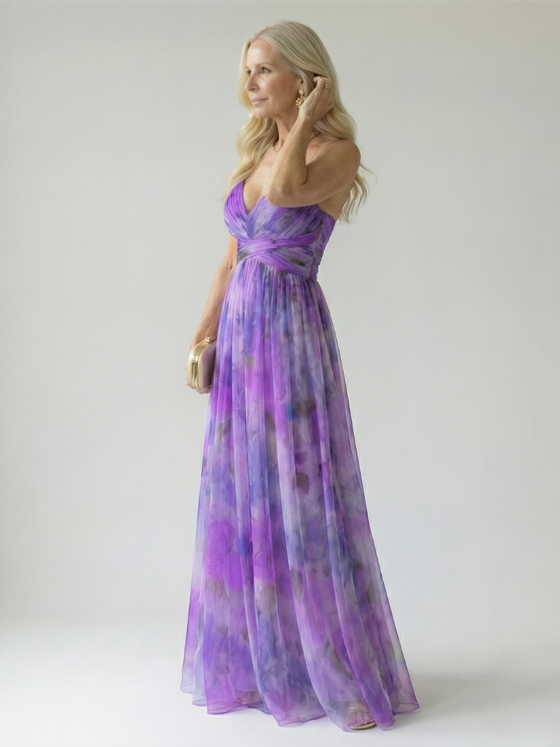 Sylvaine | Robe Maxi avec Bretelles