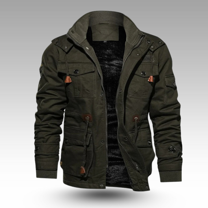 Delphine - Manteau Moderne avec Multiples Poches
