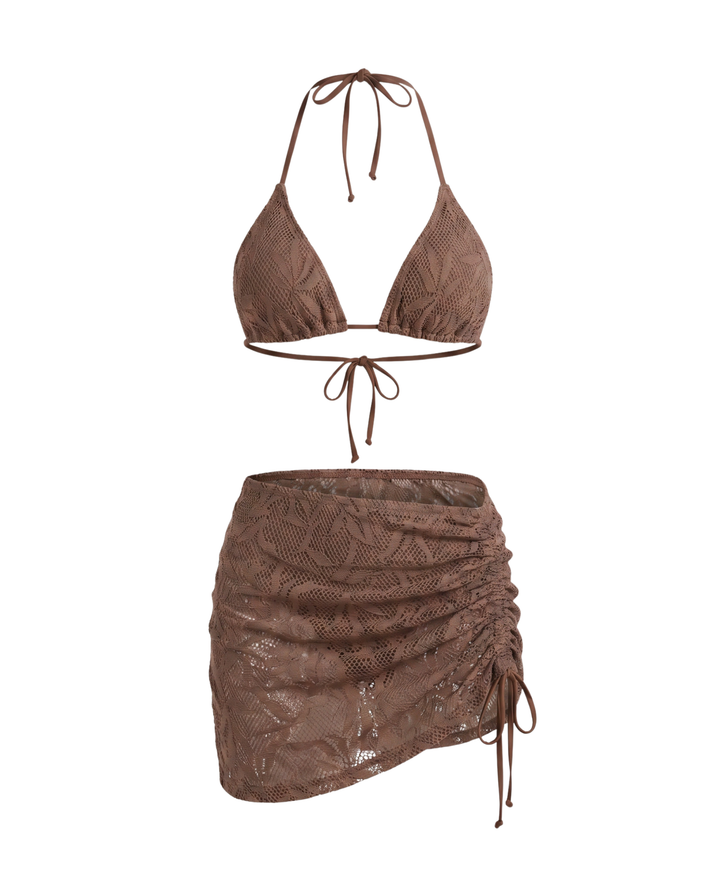 Ensemble de Bikini Marron