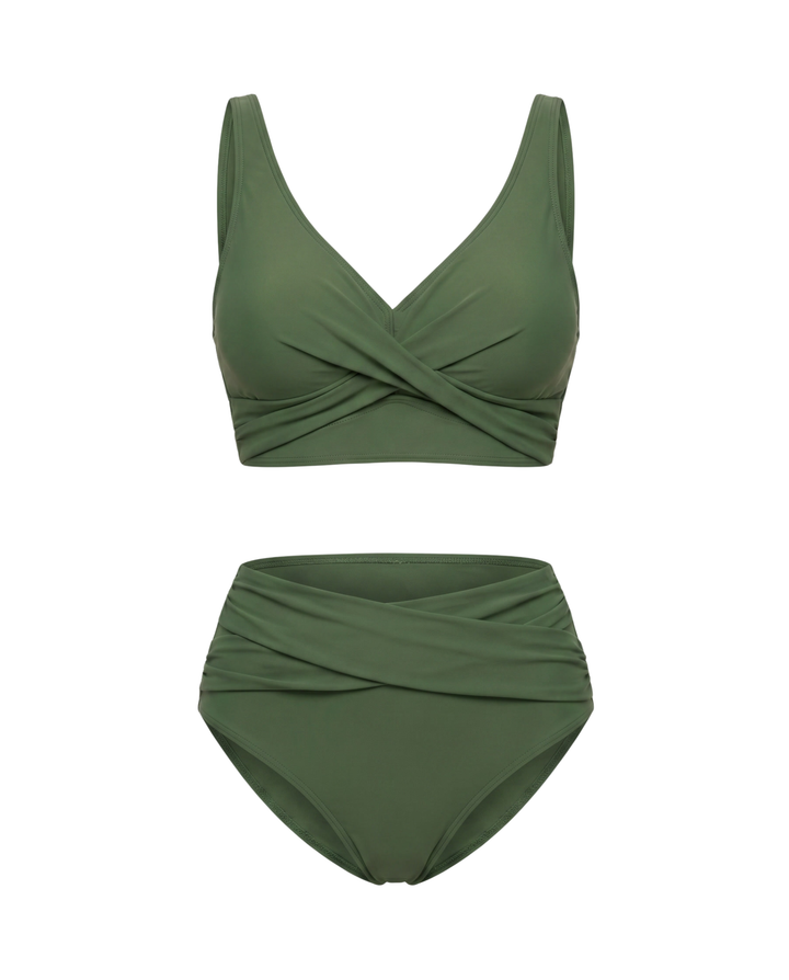 Ensemble de Bikini Taille Haute Premium