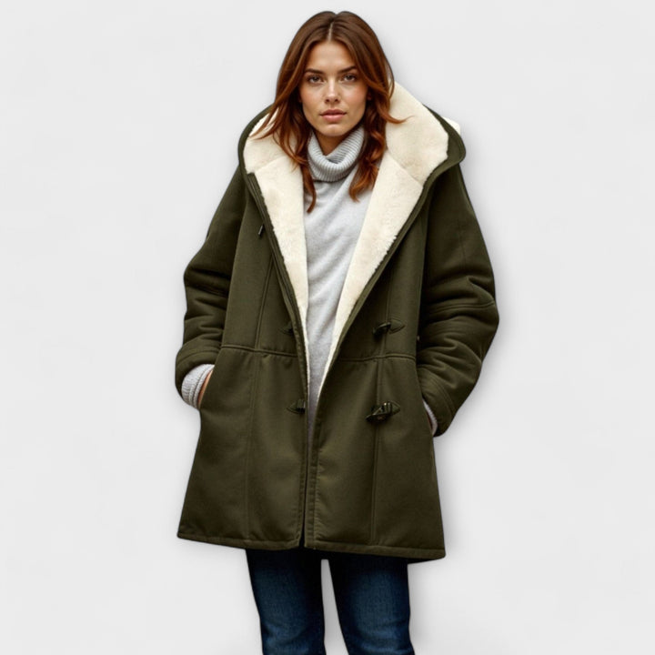 Diane | Veste Douillette avec Fourrure