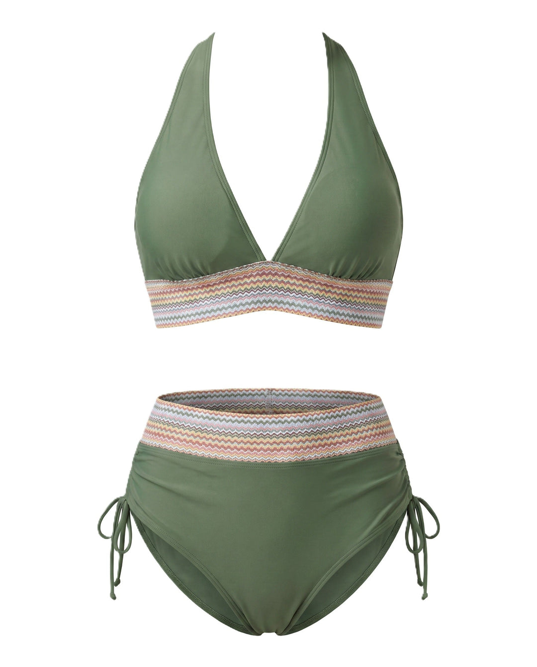 Maillot de bain à décolleté en V profond