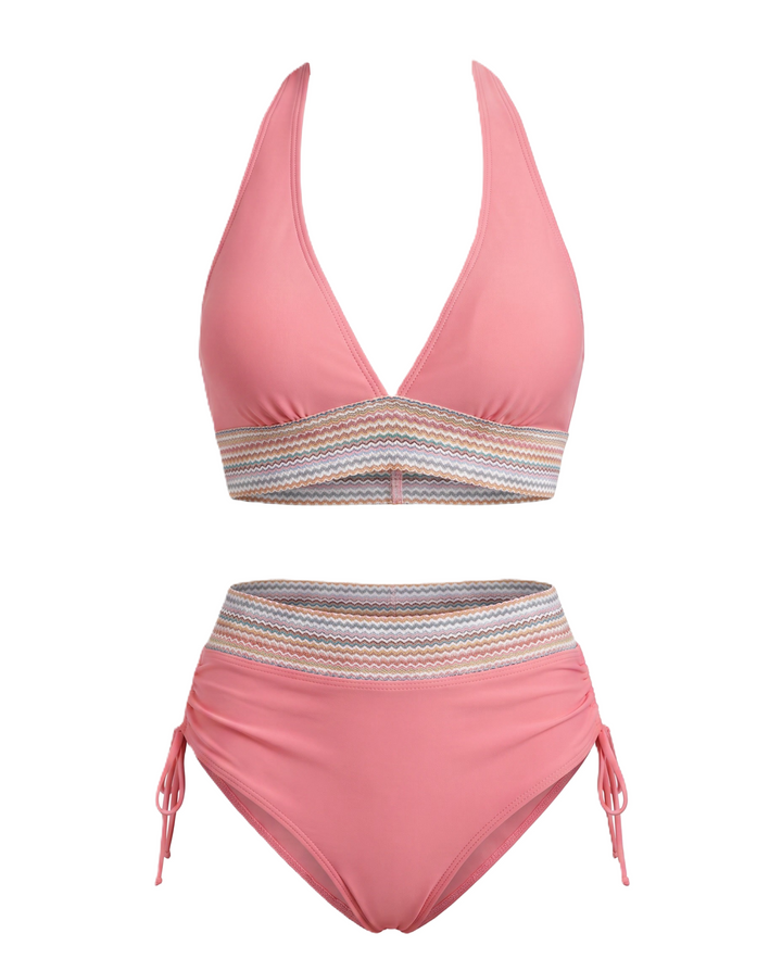 Maillot de bain à décolleté en V profond