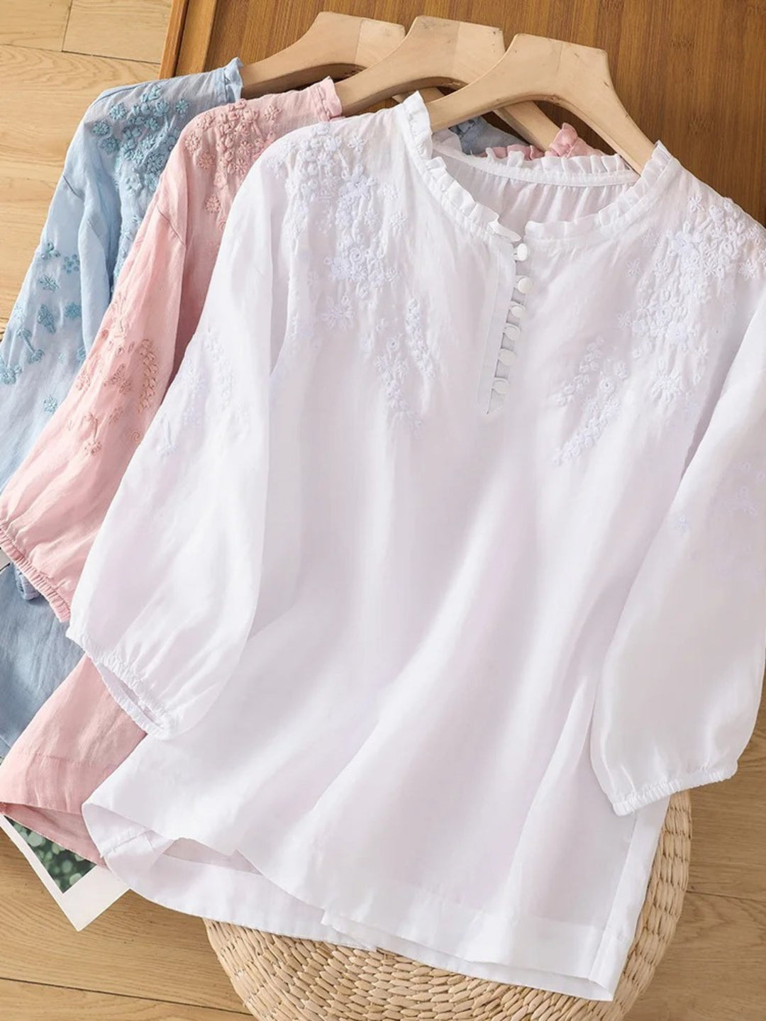 Justine | Blouse en Coton et Lin
