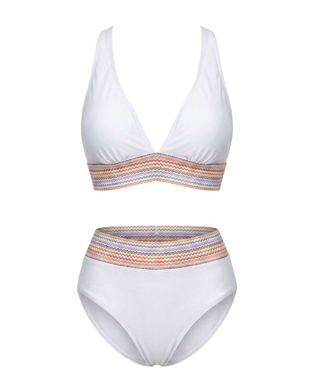Maillot de bain à décolleté en V profond