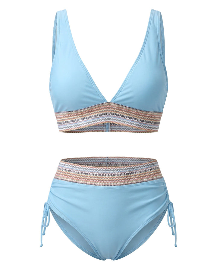 Maillot de bain à décolleté en V profond