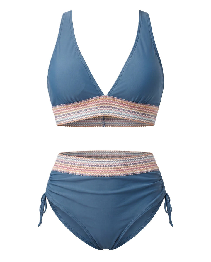 Maillot de bain à décolleté en V profond