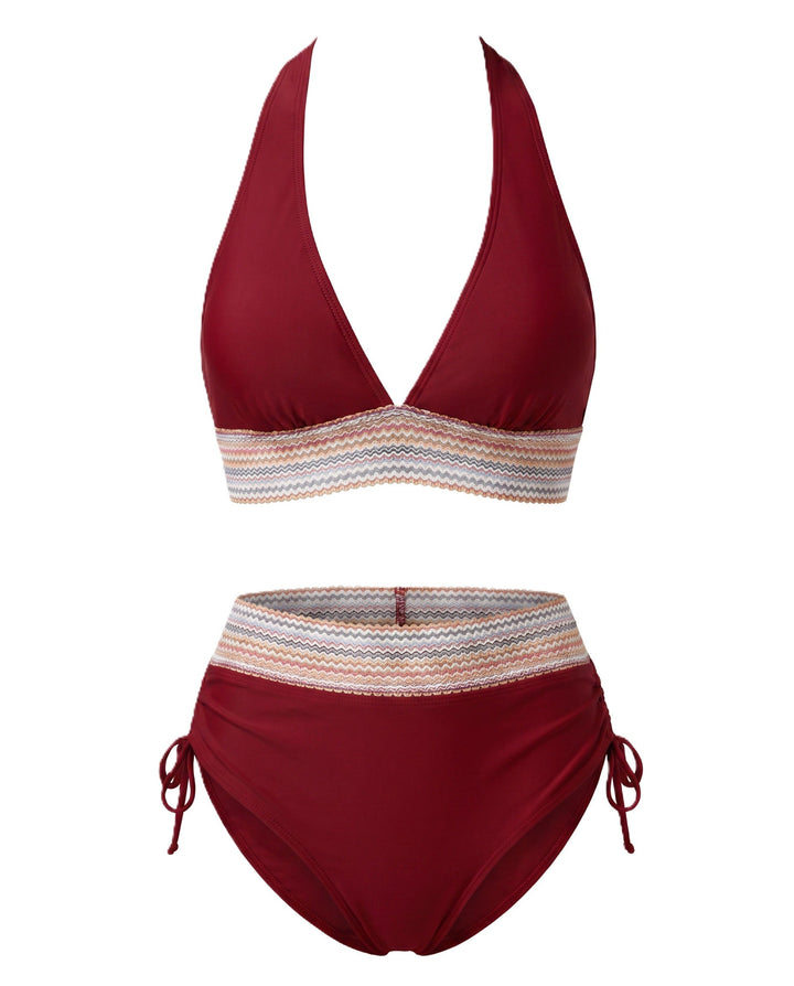 Maillot de bain à décolleté en V profond