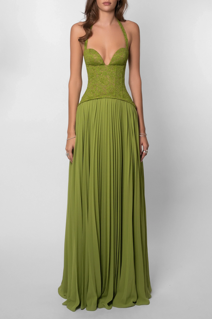Geneviève | Robe Maxi Verdante