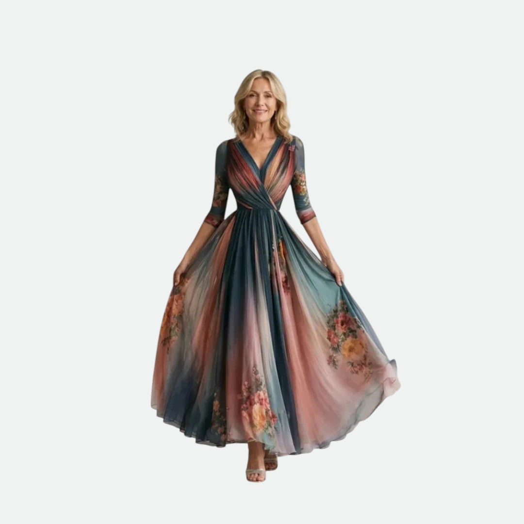 Inès | Robe Maxi Florale Bohème