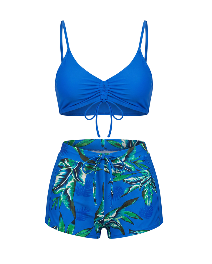 Ensemble de Bikini à Imprimé Floral