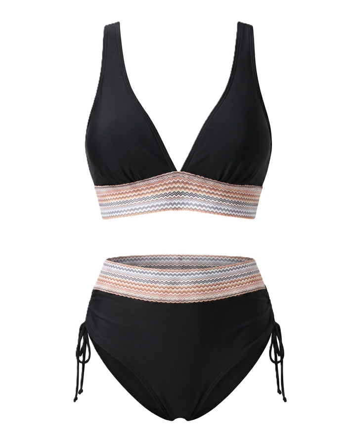 Maillot de bain à décolleté en V profond