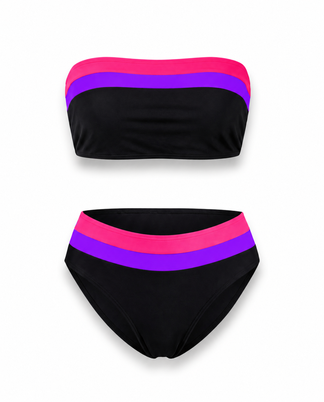Bikini Colorblock Contrasté