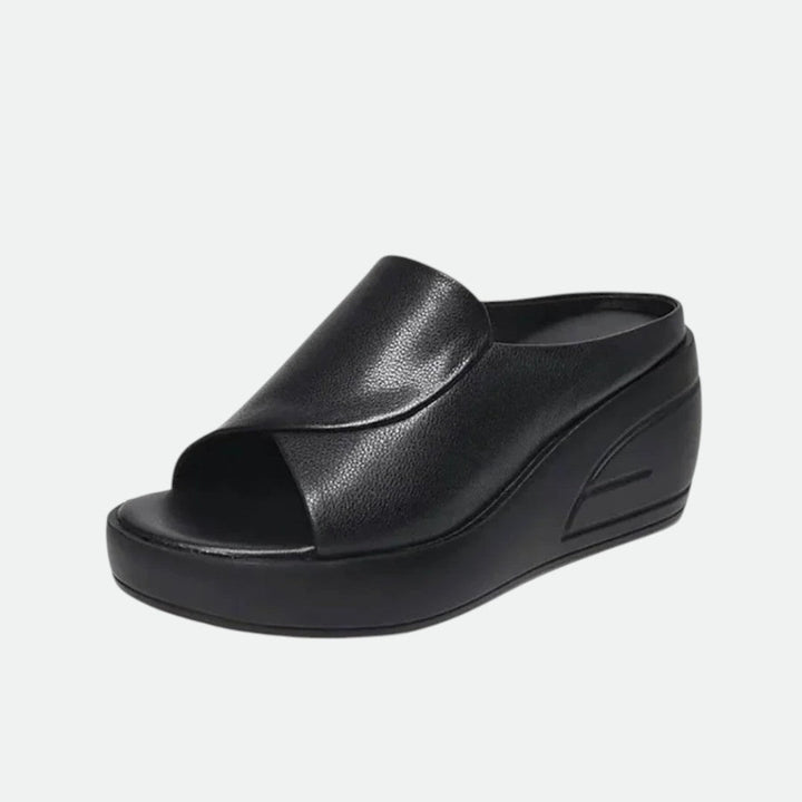 Paulette | Sandales compensées orthopédiques à enfiler