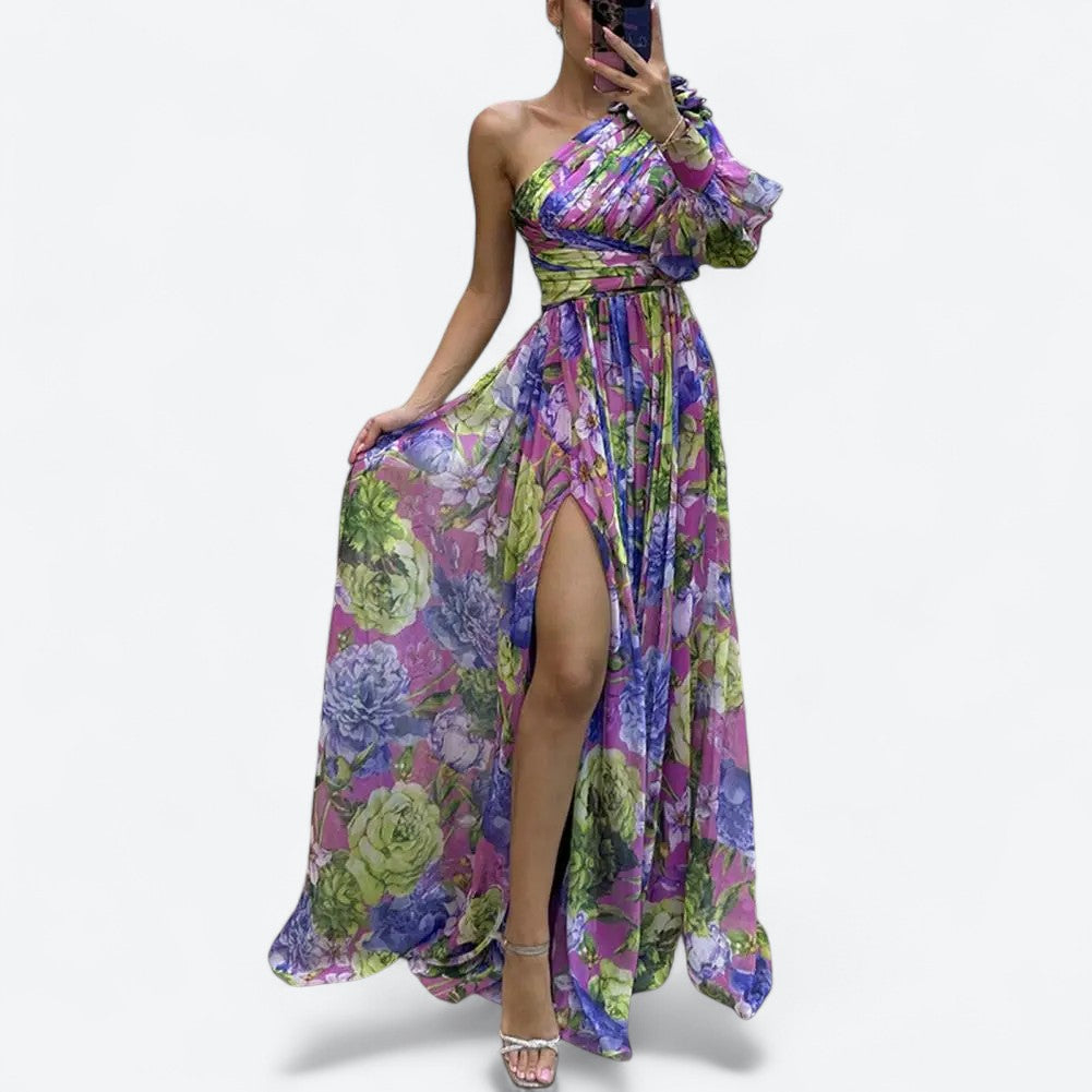 Cyrille | Robe asymétrique à une épaule