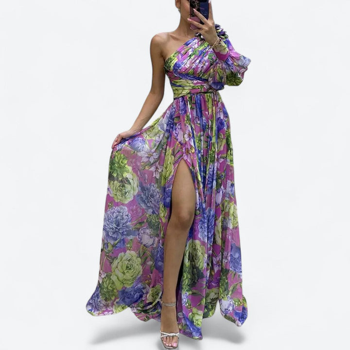 Cyrille | Robe asymétrique à une épaule