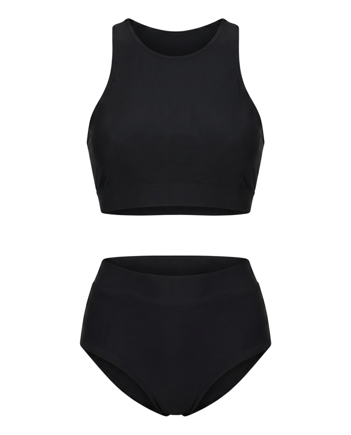 Maillot de bain une pièce taille haute