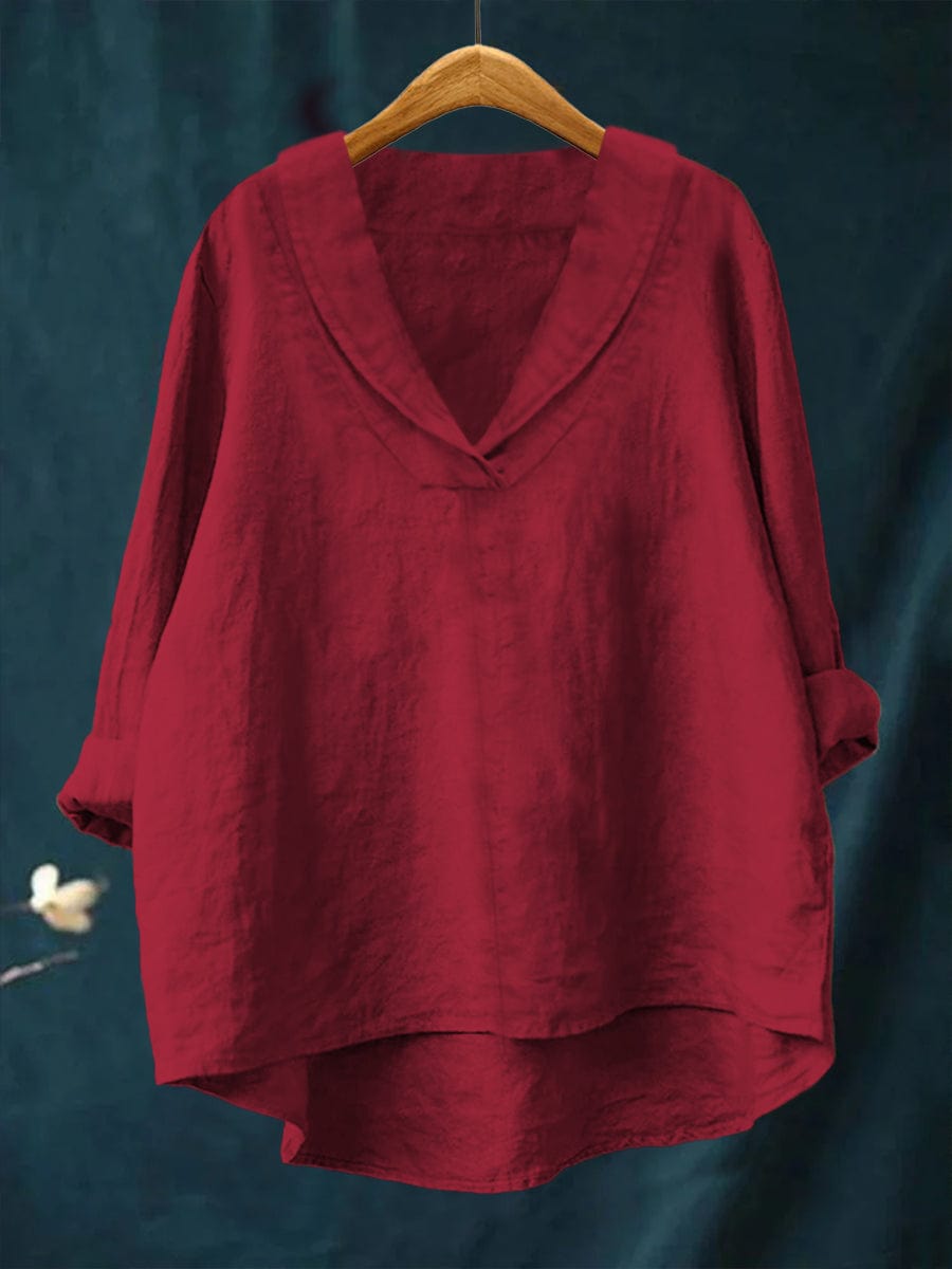 Quiterie | Blouse en Lin Élégante pour l'Été