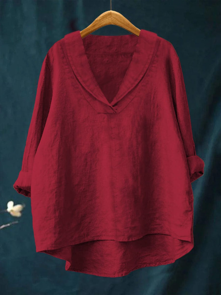 Quiterie | Blouse en Lin Élégante pour l'Été