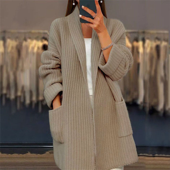 Constance | Cardigan Tricoté avec Poches