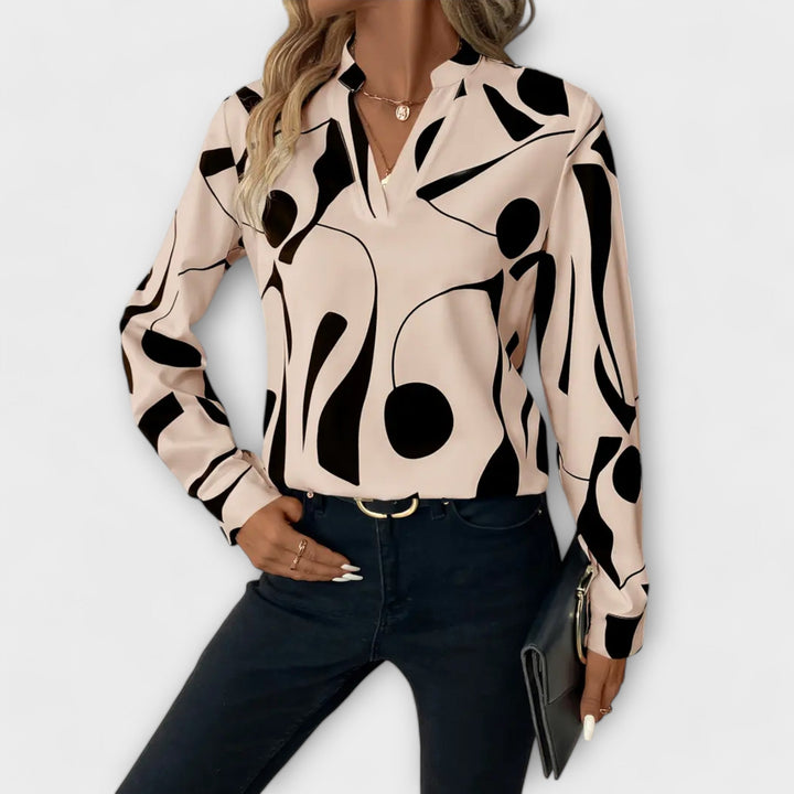 Mélisande | Blouse Élégante à Manches Longues