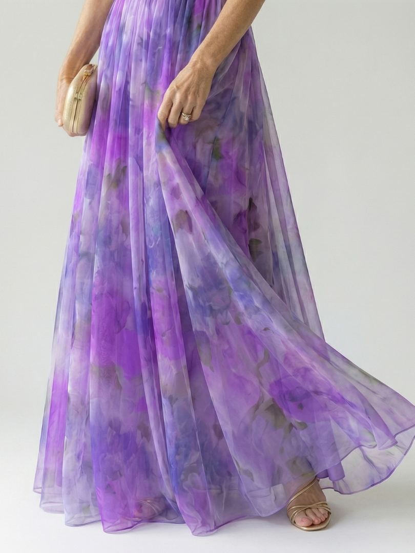 Sylvaine | Robe Maxi avec Bretelles