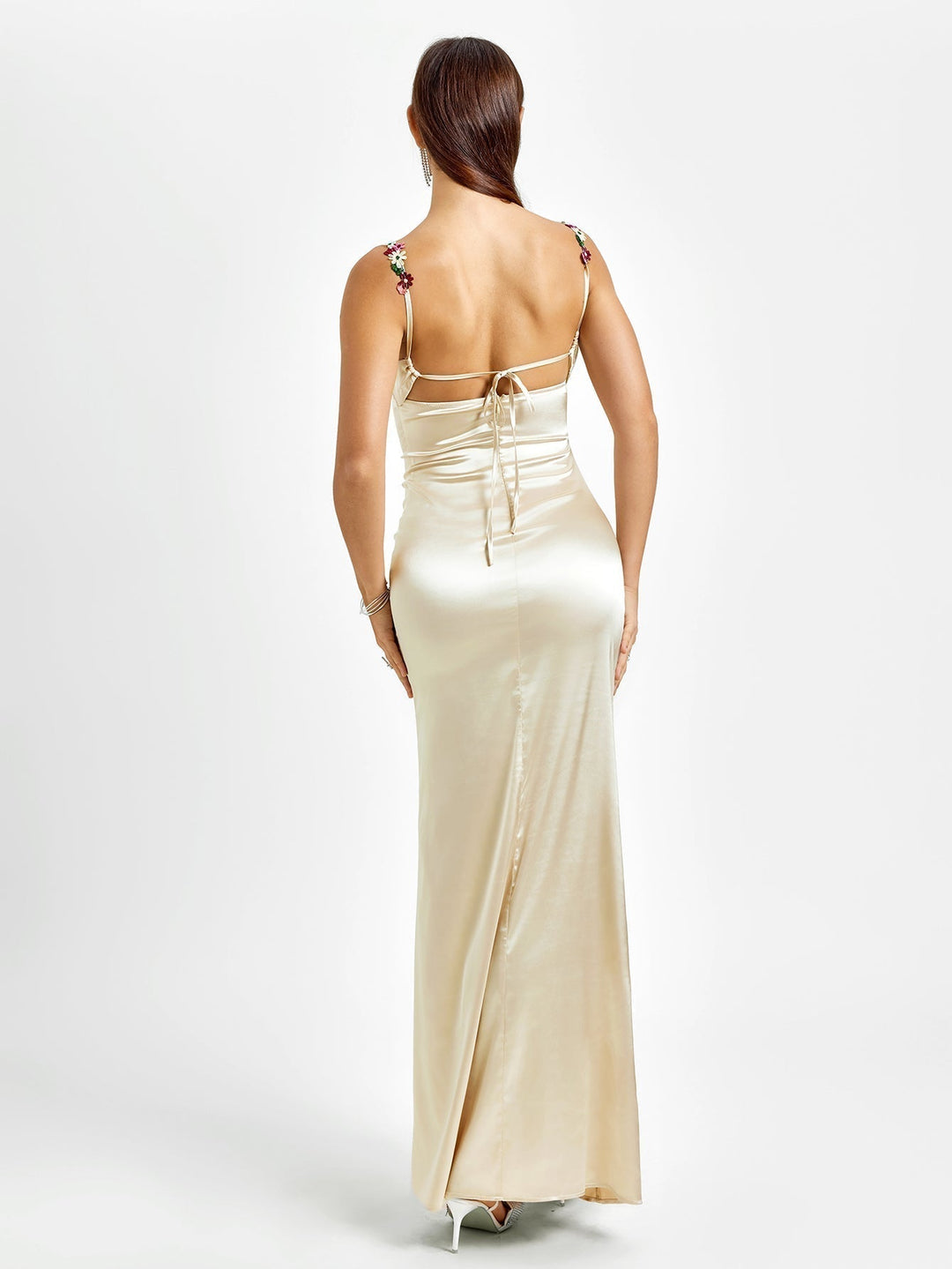 Aurore | Robe Longue en Satin