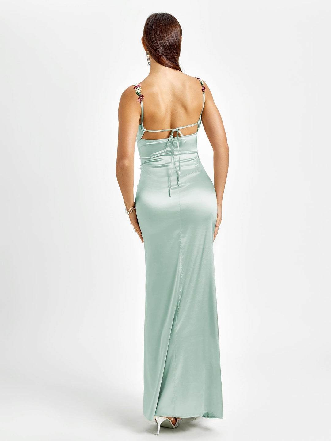 Aurore | Robe Longue en Satin