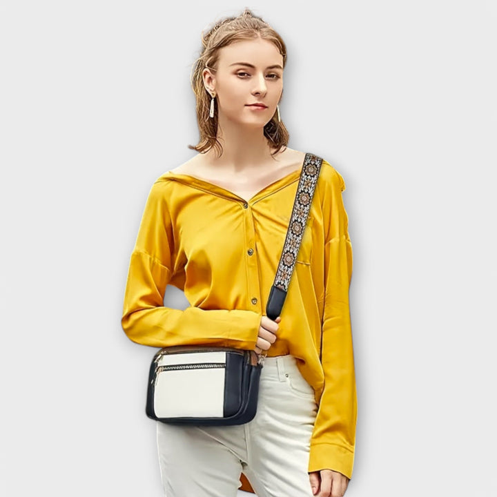 Fabienne - Sac bandoulière en cuir vegan